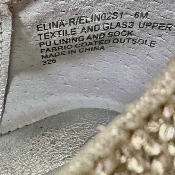 SB10 Steve Madden Elina Rhinestone Bow Dress Flats Size 6M - Picture 11 of 12